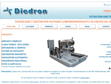 Tablet Screenshot of diedronsrl.com